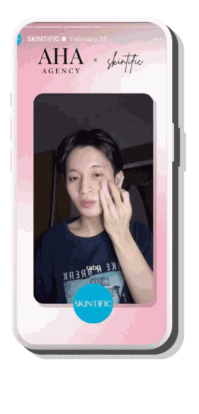 Konten endorsement talent AHA Agency